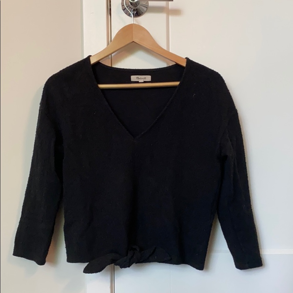 Madewell tie front top